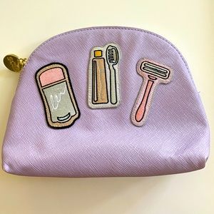 Stoney Clover Lane toiletries pouch with patches